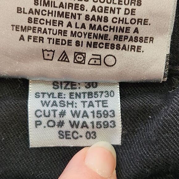 Joe's Jeans Honey Bootcut Denim Tate Wash Black Embellished Pockets Women's 30 - Picture 8 of 13